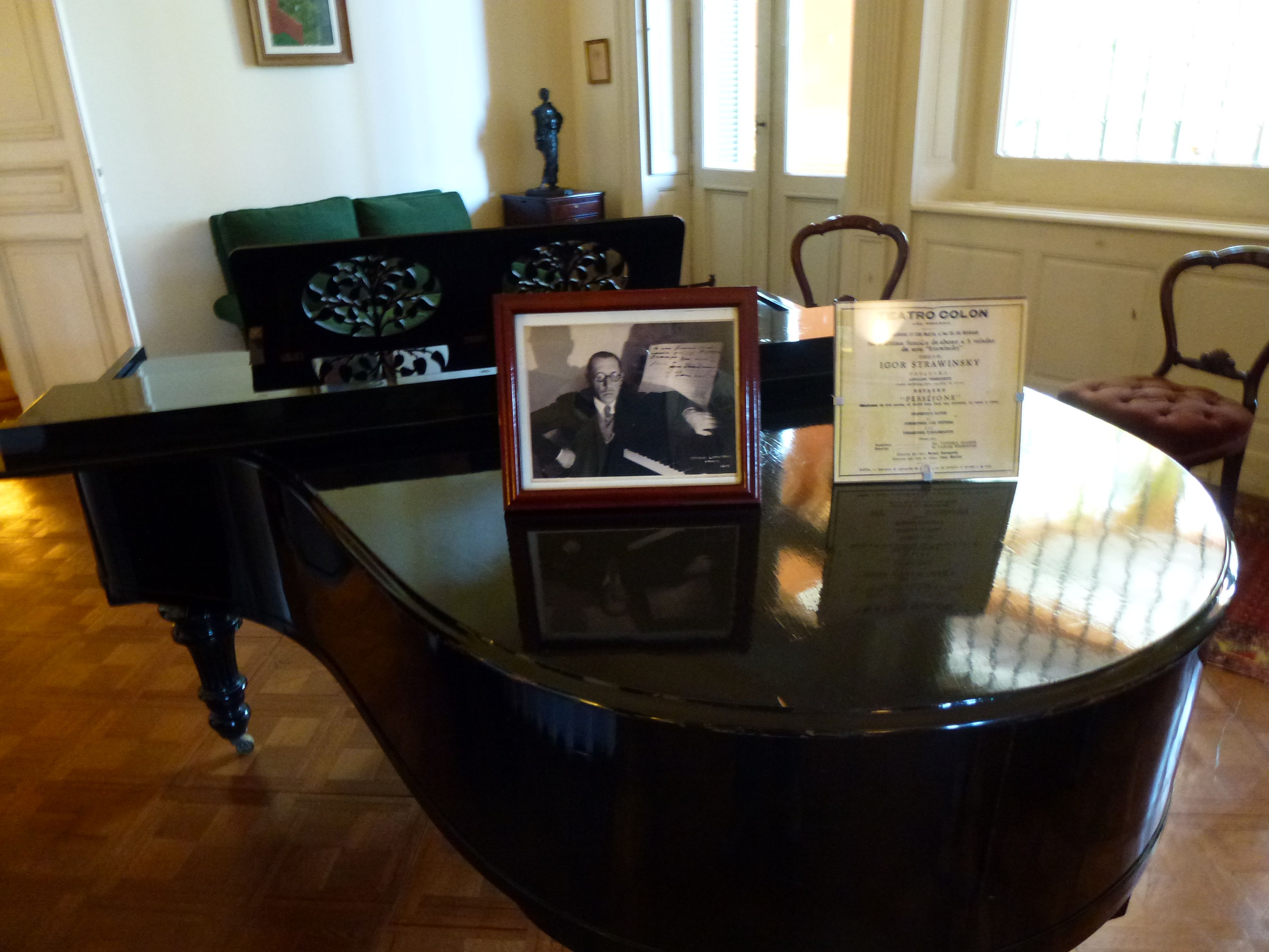 The piano that Stravinsky played