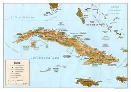 Map of Cuba
