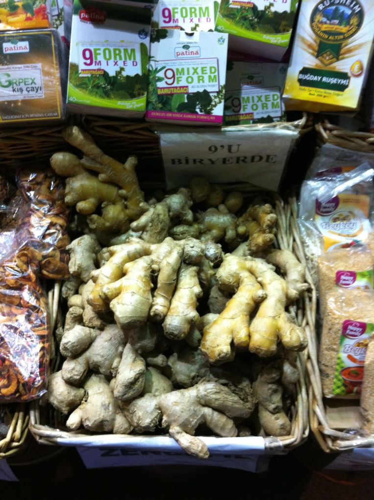 Rhizome of the plant Zingiber officinale