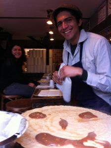 Creperie in Rue Mouffetard