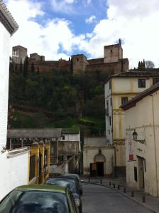 View of Alhambra from the house of a thousand turds