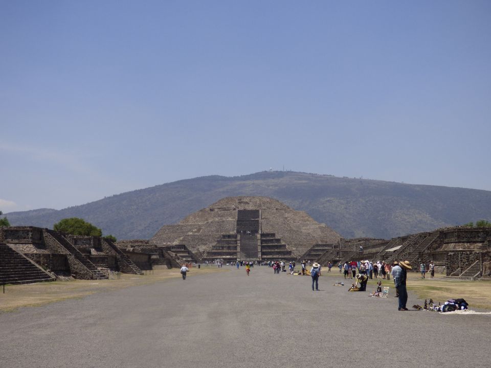 Temple of the Moon, as seen from Avenue of the Dead