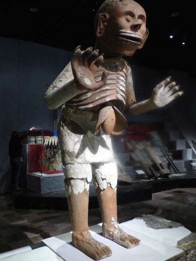 Mictlantecuhtli, Aztec god of the underworld.