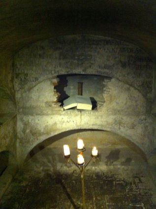 Crypt in the bar of the Santa Clara Hotel Cartagena
