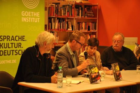 faves w Andy Marina and Jorge at Goethe Institut