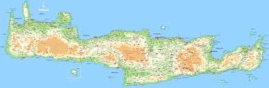 map of crete