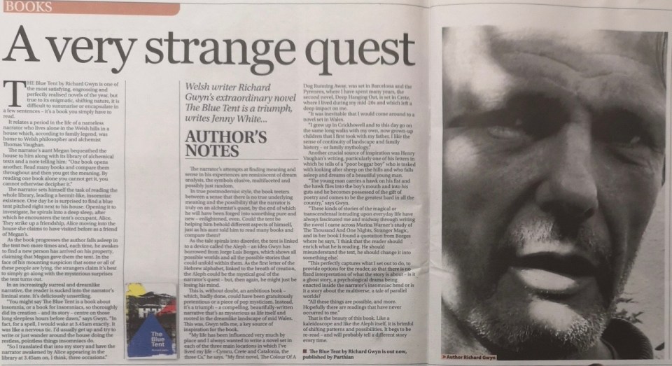 WM review of Blue Tent